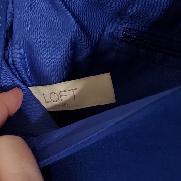 Beautiful blue embroidered clutch - Picture 6 of 8